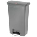 Rubbermaid Rectangle Gray, Plastic 1883606